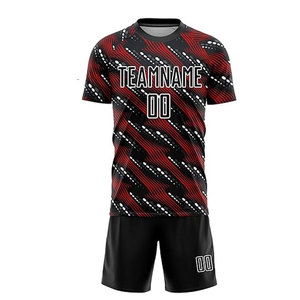 High Quality Custom Sublimation Soccer Uniform Quick Dry Breathable Sports Wear Sublimation Soccer Uniform - Product Image 3