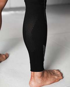 Protector de Piernas Unisex de Compresión, Negro, Spandex y Nailon, Soporte para Rodilla, Transpirable, para Todas las Estaciones, Equipo de Protección para Correr, Fácil de Poner - Product Image 2