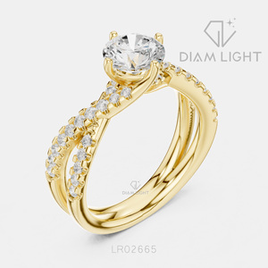 Bague de mariage ronde 1,159 carats, bijoux fins, certifiée IGI, or blanc 14 carats, diamant de laboratoire, bague de fiançailles et d'anniversaire - Product Image 6