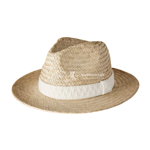 Sombrero Fedora de Paja Tejida Unisex, Color Beige Natural, Ala Ancha, Estilo Vaquero, para Playa, Viajes y Actividades al Aire Libre - Product Image 2