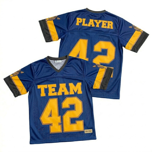 Camisetas de Fútbol Americano Personalizadas para Hombre, Sublimadas, Transpirables, con Nombre y Número del Equipo - Product Image 3