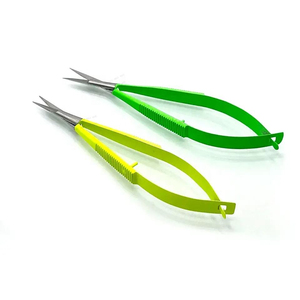 Ciseaux à ongles professionnels de qualité supérieure, en acier inoxydable, à lame incurvée, pour coiffure, pour droitiers, à manche court, de précision - Product Image 2