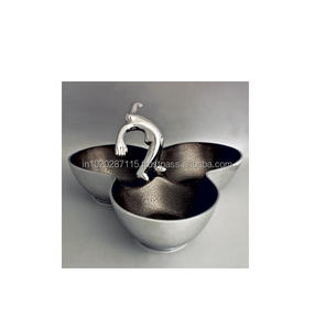 Cuenco de chocolate de metal con acabado martillado antiguo dorado de primera calidad para mesa de comedor de fiesta de granja rústica centro de mesa festivo - Product Image 2