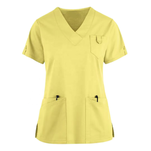 High Quality Custom Logo Medical <b>Scrubs</b> <b>Tops</b> Hospital Uniforms for Men and Women Designed Factory for Doctors - Product Image 3