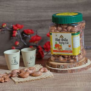 Noix de cajou grillées non décortiquées de qualité supérieure, biologiques, du Vietnam, W180, en pot carré de 500 g - Prix d'usine en gros et qualité fiable - Product Image 4