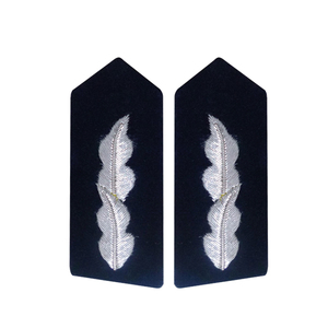 Gorgette en tissu brodé, badge de col, design personnalisable de haute qualité, robe écologique - Product Image 1