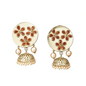 ต่างหูเมห์นดี ดีไซน์ประณีต รุ่น 8918 สีส้ม - Product Image 1