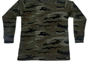 Camiseta táctica de entrenamiento personalizada con estampado digital de camuflaje de tigre, de algodón tejido y alta resistencia del color. - Product Image 2