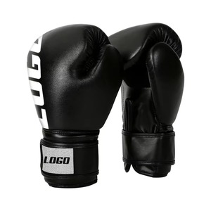 Gants de boxe professionnels en cuir PU pour entraînement et compétition thaïlandaise, 10oz, 12oz, 14oz, 16oz, avec logo personnalisé - Product Image 4