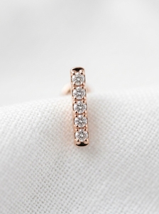 Pendientes Clásicos y Modernos con Diamantes Solitarios de 2.52 Ct, Corte Brillante Cultivado en Laboratorio, Rellenos con Oro Amarillo, Blanco y Rosa de 9K, Certificados por Aigs - Product Image 2