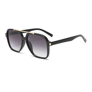 RTS New Fashion <b>Rectangle</b> Double Bridge Trending 2026 PC Lenses UV400 Protection <b>Sunglasses</b> for Men and Women Outdoor Activities - Product Image 3