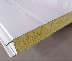 Panneau sandwich en polyuréthane ignifuge, panneau d'isolation rigide, revêtement mural et de toiture pour usage industriel et en laboratoire - Product Image 3