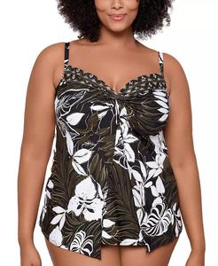 Top tankini con ferretto Plus Size Elle Dorado Love Knot |   Miraclesuit - Product Image 1