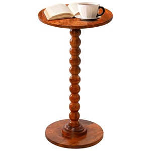 Table d'appoint traditionnelle artisanale en bois de Sheesham écologique Aqdus Saleem - Product Image 4