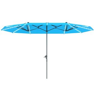 Sombrilla Azul para Terraza Exterior, Sombrillas y Bases para Patio - Product Image 5