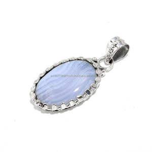Colgante de Plata de Ley 925 Hecho a Mano con Piedra Preciosa Original, Regalo de Joyería para Mujer, Último Diseño - Product Image 2