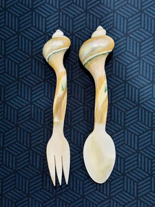 Cuchara de Nácar Auténtica Hecha a Mano, Herramienta Decorativa para Caviar, Suministro al por Mayor para Distribución en el Mercado Internacional - Product Image 2