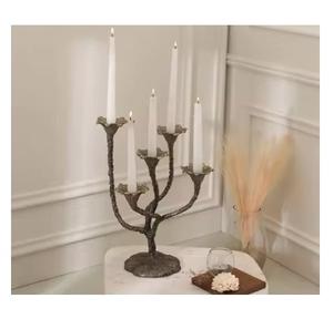 Handmade Classic Design Metal Candle Light Holder Best Quality Stand For Long Candles Home Christmas Decoration <b>Top</b> Trending - Product Image 3