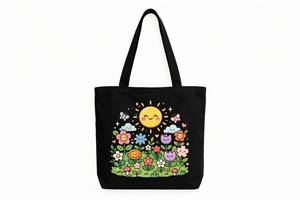 Sac fourre-tout en toile pour femme avec bandoulière unique, grand espace intérieur pour les voyages, le shopping et les essentiels quotidiens – Vente en gros - Product Image 6