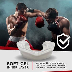 Protège-dents sportif à impact maximal en EVA, léger, lavable, avec une protection renforcée pour la boxe - Product Image 6