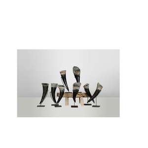 Cuerno de Beber Vikingo de Búfalo Hecho a Mano con Acabado Natural, Diseño Vintage para Cerveza con Borde Dorado en Forma de Campana, Venta al por Mayor - Product Image 3