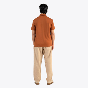 Camiseta Personalizada al por Mayor para Hombre, Cuello Redondo, Sustentable, Transpirable, Mezcla de Seda/Algodón, Secado Rápido, Antiarrugas, Bordada, Informal - Product Image 5