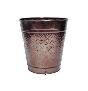 ถังขยะเหล็กโบราณตกแต่งลายลายนูนสำหรับตกแต่งบ้านสไตล์พรีเมียม - Product Image 4