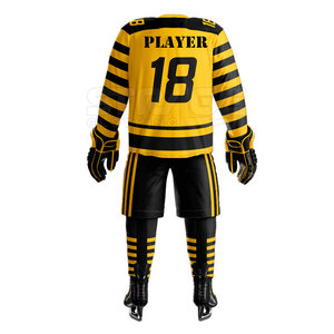 Durable Polyester Ice Hockey Uniform Team Ready Designed for Comfort Reliable Performance Eco-Friendly Lightweight Breathable - Product Image 3