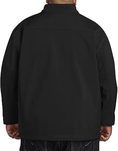 Veste softshell noire de haute qualité avec poche zippée sur la poitrine, coupe-vent, respirante, pour la pêche en plein air, veste thermique softshell - Product Image 3