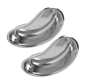 ถาดใส่เครื่องมือแพทย์แบบแมนนวล 2 ชิ้น ทำจากสแตนเลส 201 ได้รับการรับรองมาตรฐาน CE สำหรับจัดเก็บอุปกรณ์ทันตกรรม  ผ่านการฆ่าเชื้อแล้ว - Product Image 5