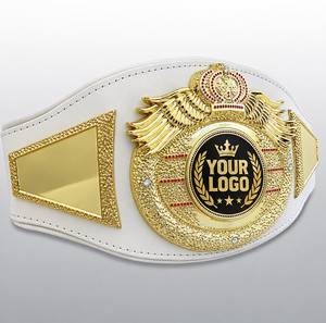 Cinturón de cuero personalizado para boxeo, cinturones de campeonato de MMA, cinturón de campeón personalizado, cinturón de campeón de artes marciales de cuero. - Product Image 2