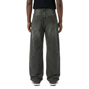 MEESAM LEATHER HOSIERY Jeans de Mezclilla Unisex 100% Algodón de Secado Rápido, Cintura Alta, Corte Recto, Estilo Vintage, para Invierno - Product Image 5
