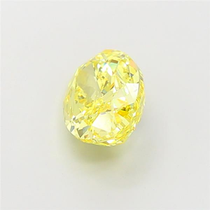 Diamante sintético ovalado de color amarillo intenso, cultivado en laboratorio, certificado por IGI, corte excelente, 3 quilates, claridad VVS2. - Product Image 6