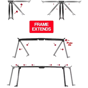 Portería de Fútbol Portátil OEM de 12x6 pies, Equipo de Entrenamiento para Clubes Deportivos y Distribuidores - Product Image 4