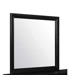 Specchio con Cornice Nera LUCILLE - Product Image 3