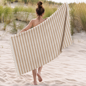 Nueva Llegada, Toallas de Playa Fouta Teñidas con Hilo 100% Algodón, Toallas de Playa Ecológicas, Suaves y de Calidad, de la India - Product Image 5