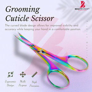Tijeras para Cutículas de Acero Inoxidable de Alta Precisión con Punta Fina y Cuchilla Afilada, Herramientas Profesionales para Manicura de Salón, Producto Personalizable - Product Image 2