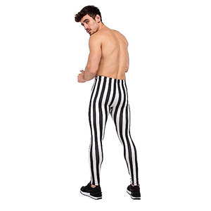 Leggings longs unis Voxstyle Enterprises pour hommes, taille élastique, respirants, en Spandex/Nylon 220g - Product Image 3