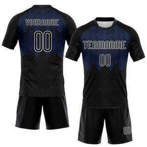 ชุดวอลเลย์บอลสีดำน้ำเงินจากโรงงานโดยตรง รับผลิตตามสีทีม เสื้อ กางเกงขาสั้น ชุดกีฬาประสิทธิภาพสูง รับสั่งซื้อจำนวนมาก รับผลิตแบบ OEM - Product Image 1