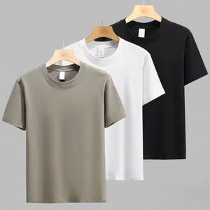 Nouveaux t-shirts personnalisés pour hommes en gros, logo sur mesure, haute qualité, 100% coton, t-shirt court pour hommes, fabricant, imprimé - Product Image 5