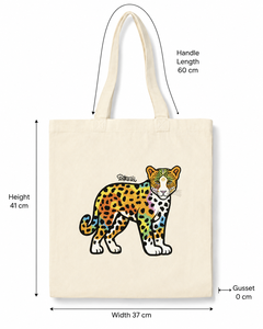 Sac fourre-tout en toile de coton imprimé sur mesure 8oz 37x41cm, sac de courses promotionnel réutilisable, vente en gros, fabricant OEM ODM, marque privée - Product Image 2
