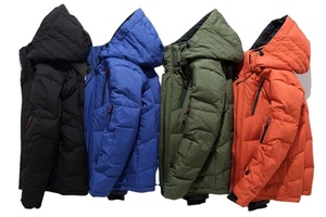 Chaquetas parka para hombre, abrigos masculinos, parkas informales, chaquetas gruesas con capucha de lana, abrigos cálidos, ropa para hombre, chaquetas cómodas - Product Image 5