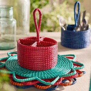 Fresh Seagrass Utensil Holder Decorative Storage Holder For Kitchen Tools And Dining <b>Table</b> Setup Decoration - Product Image 1