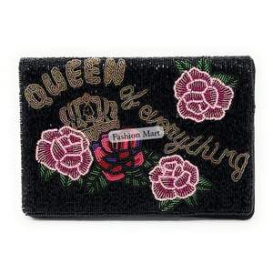 Bolsos de mano con cuentas hechos a mano de moda para damas, con logotipo personalizado, diseño floral y bolsos de moda. - Product Image 3