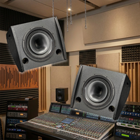 Haut-parleur de monitoring mono en bois LS3 coaxial 12 pouces/15 pouces actif/passif avec puissance de 400W/350W et connectivité XLR/Speakon