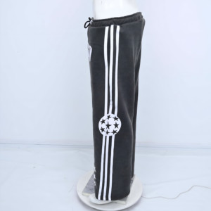 Pantalon de survêtement en molleton de coton imprimé pour homme – Style décontracté streetwear, taille élastique avec cordon de serrage, coupe confortable, tendance - Product Image 5