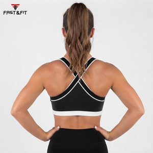 Hot Selling Popular Design Yoga Plus Size <b>Crop</b> <b>Top</b> Fitness Running Yoga Bra Sports Bra for Ladies - Product Image 5