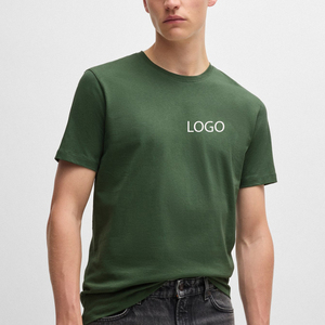 Camiseta para Hombre con Diseño de Logotipo Personalizable para Compradores al por Mayor, Diseño Elegante de Media Manga, Ligera y Cómoda - Product Image 1