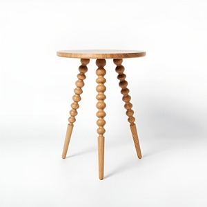 <b>Wood</b> Side <b>Table</b> Round End <b>Table</b> Natural Brown Living Room Accent <b>Table</b> - Product Image 1