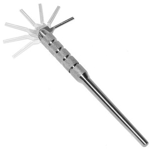 Manche de scalpel dentaire Dentic Implants DS-76, couteau chirurgical réglable en acier inoxydable, longueur 15 cm, rotation à 180 degrés - Product Image 5